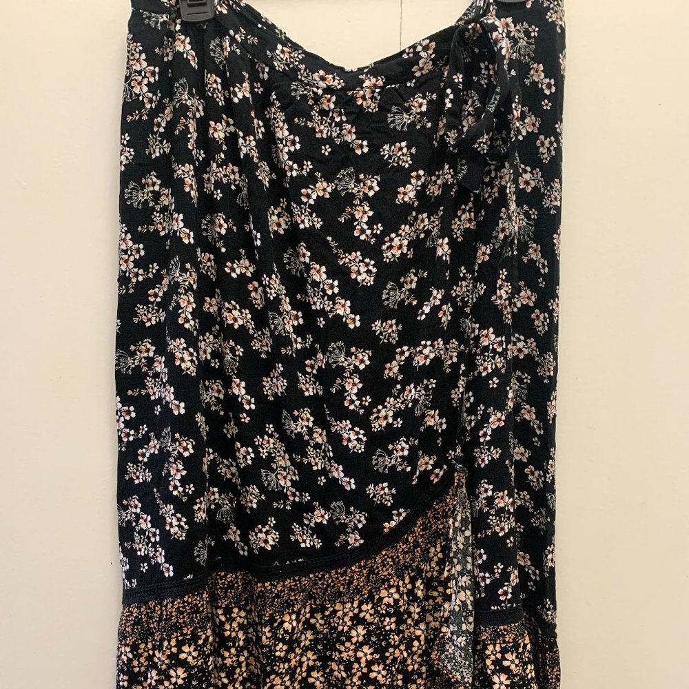floral skirt